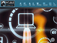 Tablet Screenshot of nobleproductionsllc.com